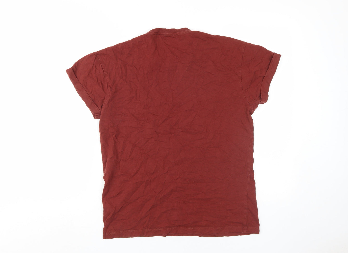 New Look Men's Red Medium Crew Neck T-Shirt