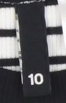 H&M Women’s Striped Bodycon Dress Size 10 Casual