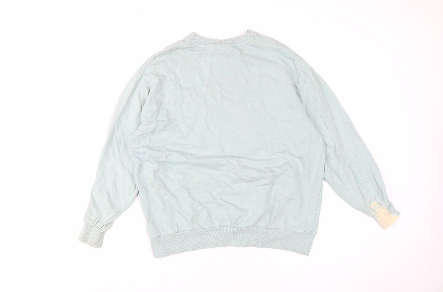 Reclaimed Vintage Blue Graphic Pullover Sweatshirt S