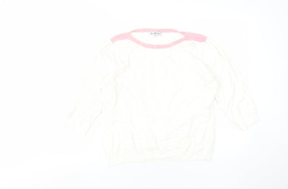 Womens UK Size L Mudflower Ivory  Jumper