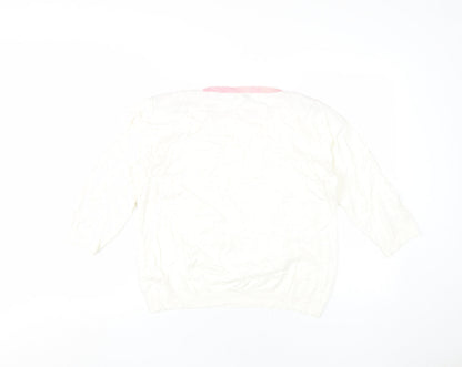 Womens UK Size L Mudflower Ivory  Jumper