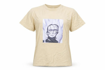 Front view of B&C Collection Beige XS T-Shirt unisex adults