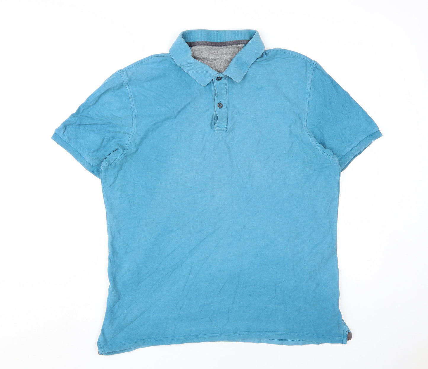 Marks and Spencer Men's Blue L Polo Shirt