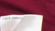 Kin by John Lewis Men's Red V-Neck T-Shirt, L, Cotton