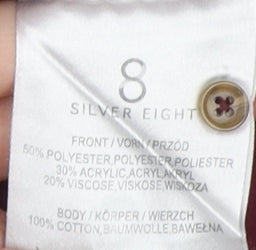 Silver Eight Men's Red Polo Shirt M Short Sleeve