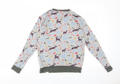 Soulstar Unisex Grey Christmas Sweatshirt M