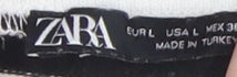 Womens UK Size 12 Zara Black  T-Shirt