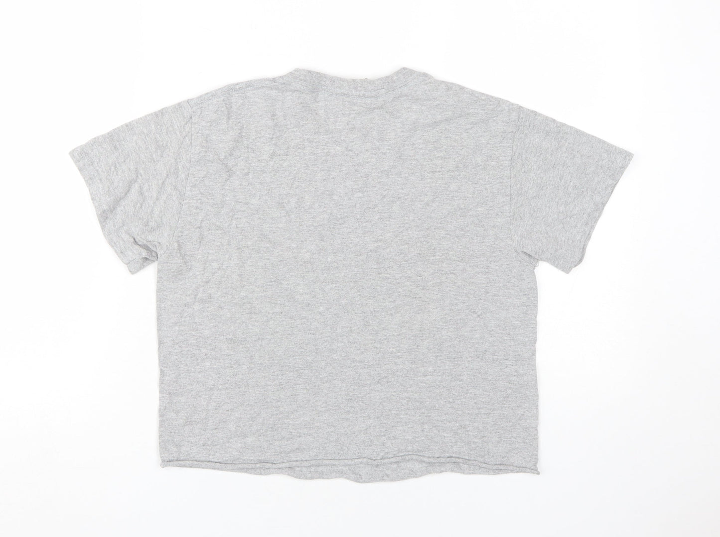 Womens UK Size S Miss Selfridge Grey Basic T-Shirt