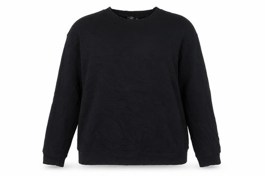 Front view of ASOS Women's Black Pullover Sweatshirt, size 14