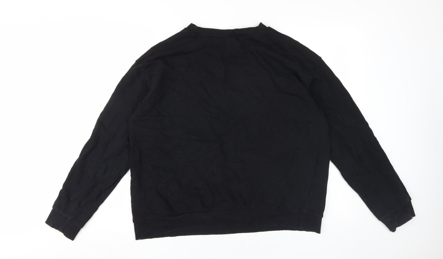 Womens UK Size 14 ASOS Black Pullover Sweatshirt