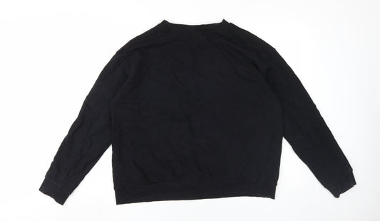 Womens UK Size 14 ASOS Black Pullover Sweatshirt