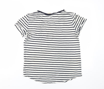 Womens UK Size XS H&M Black Basic T-Shirt