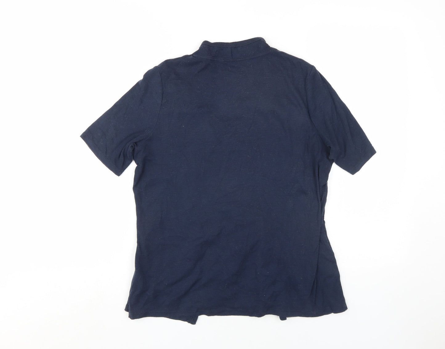 Womens UK Size 14 Marks and Spencer Blue Tunic Blouse