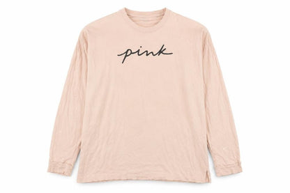 Womens UK Size L Victoria's Secret Pink Basic T-Shirt