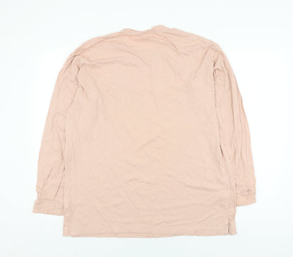 Womens UK Size L Victoria's Secret Pink Basic T-Shirt