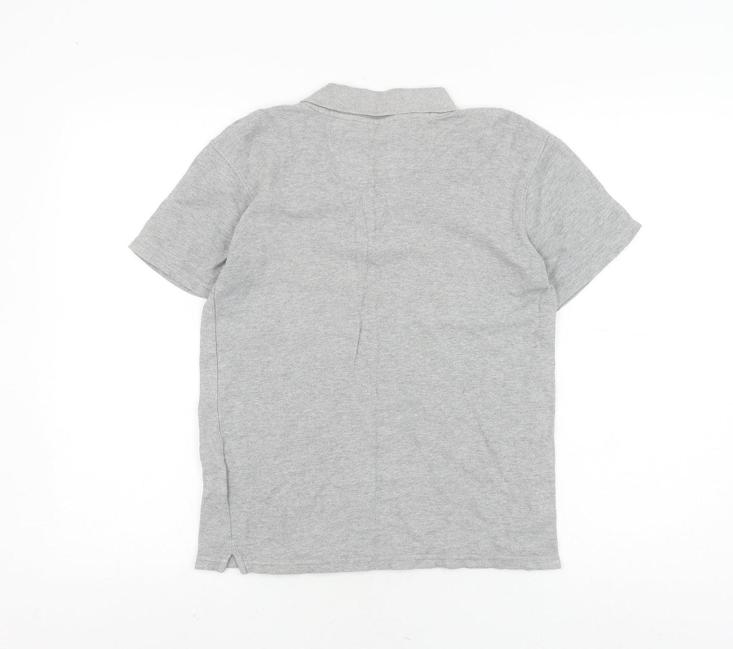 Fila Boys Grey Polo Shirt, Medium Regular Fit Casual