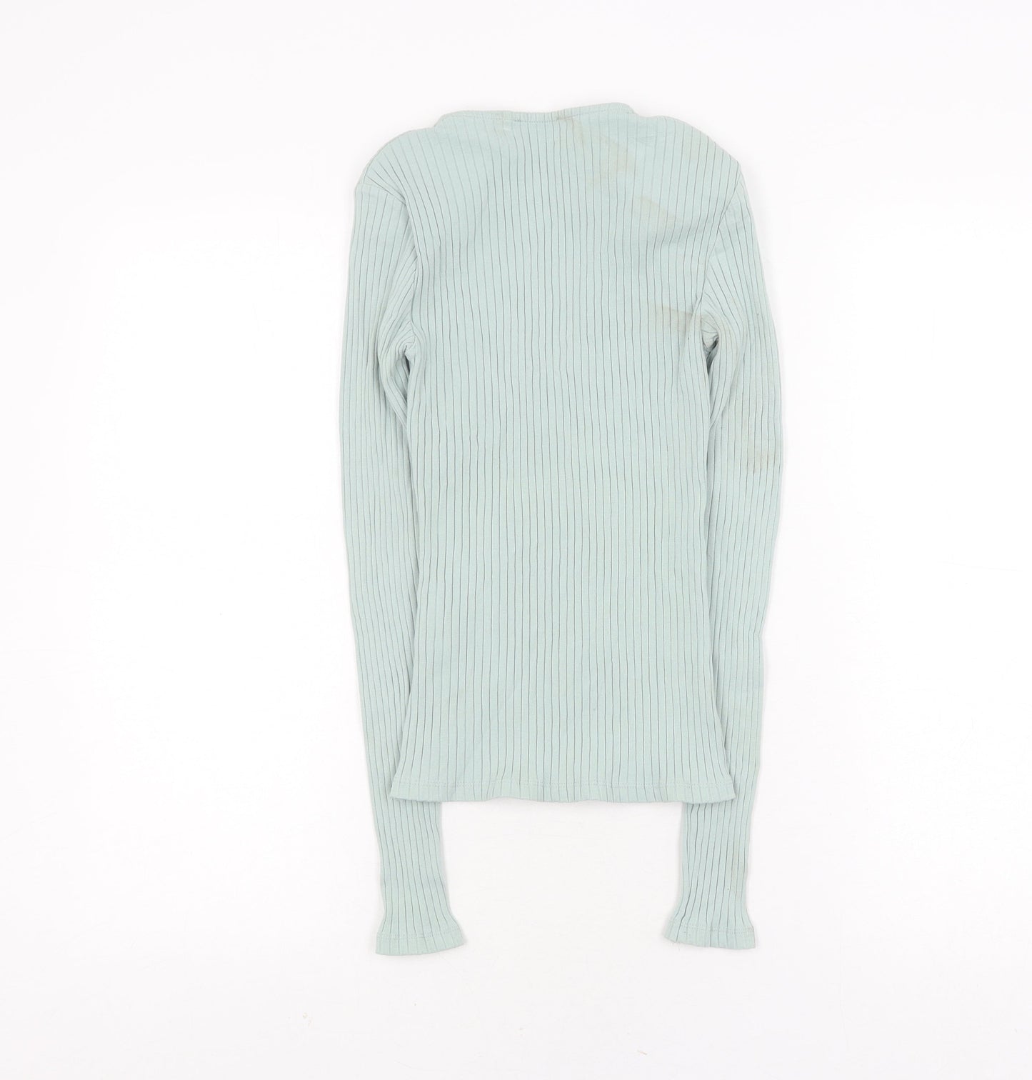 Womens UK Size S Amisu Green Basic T-Shirt