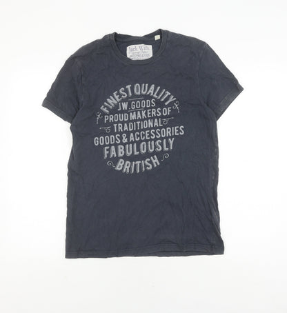Jack Wills Black XS Men's Graphic T-Shirt