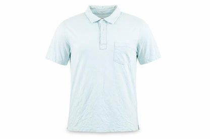 Jasper Conran Men's Blue Cotton Polo, Size S, Short Sleeve