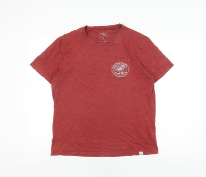 Mens UK Size M FatFace Red  T-Shirt