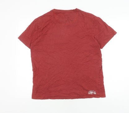 Mens UK Size M FatFace Red  T-Shirt