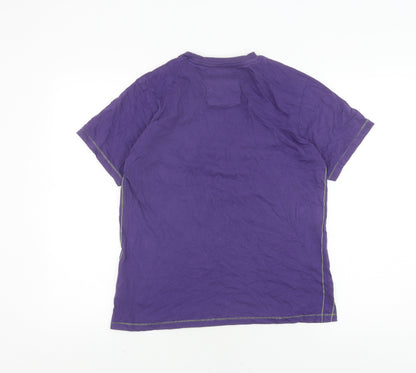South Shore Men's Purple Graphic T-Shirt, Size S