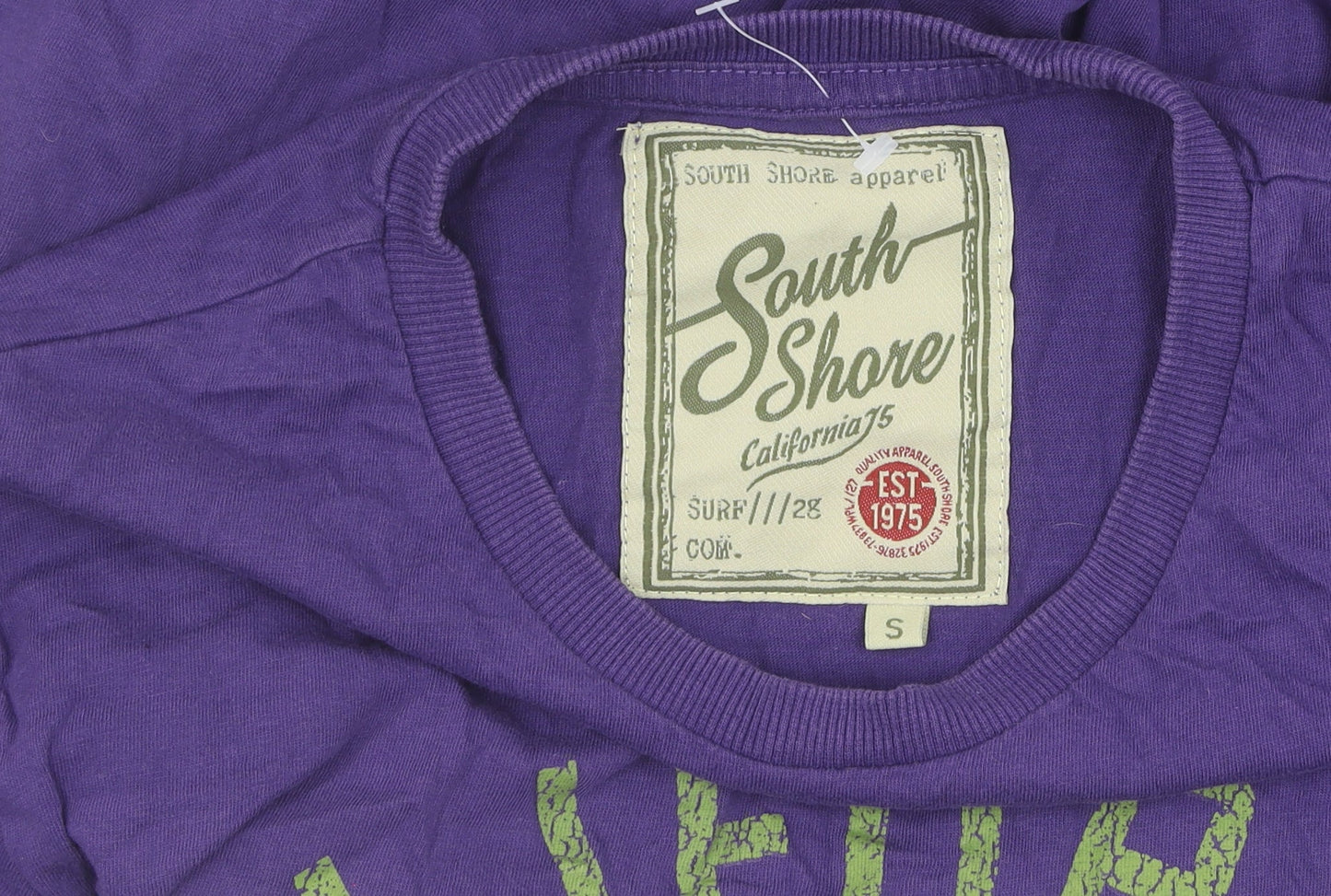 South Shore Men's Purple Graphic T-Shirt, Size S