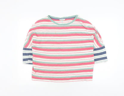 Womens UK Size 10 White Stuff Multicoloured Basic T-Shirt