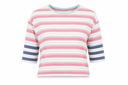Womens UK Size 10 White Stuff Multicoloured Basic T-Shirt