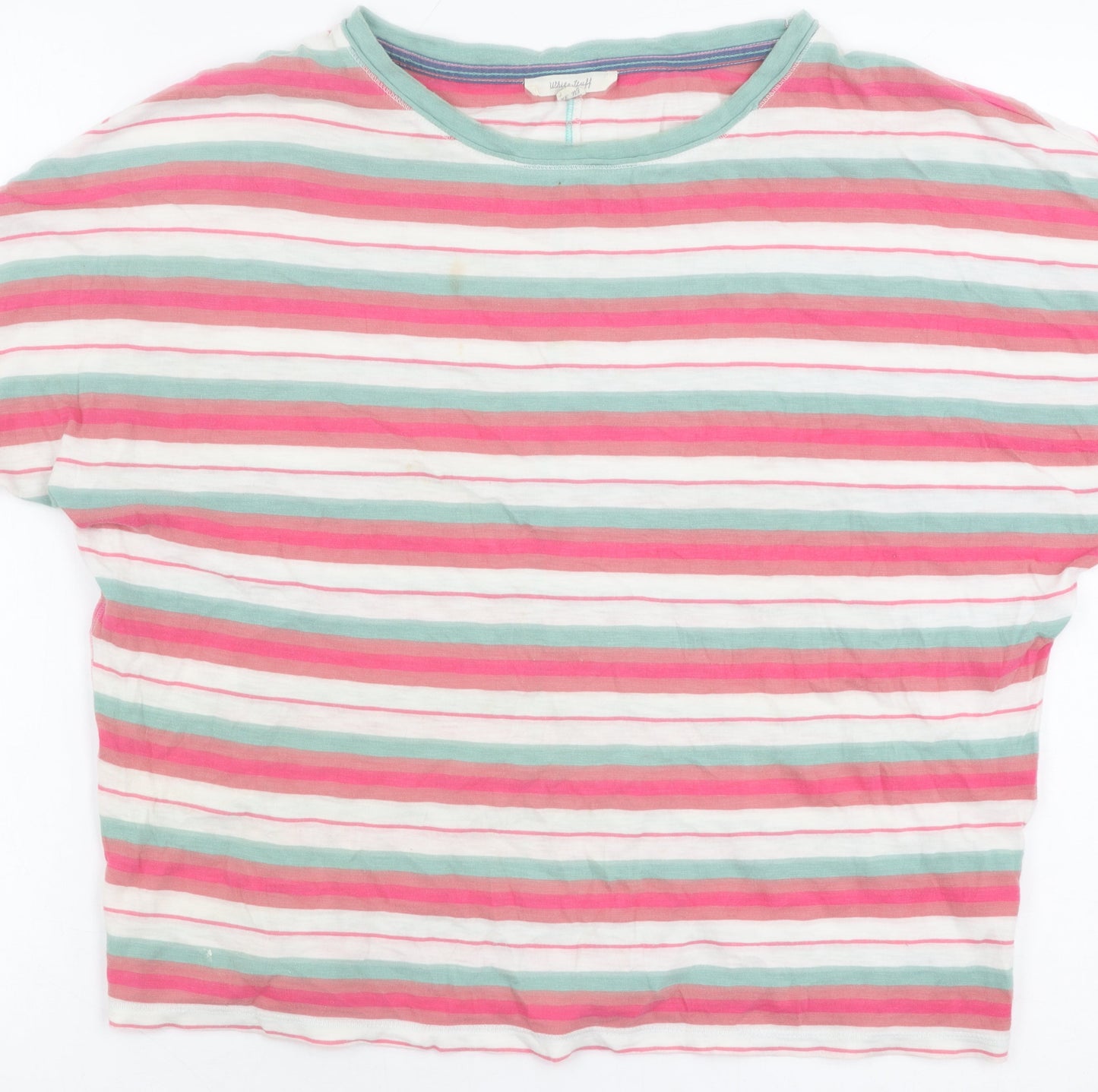Womens UK Size 10 White Stuff Multicoloured Basic T-Shirt