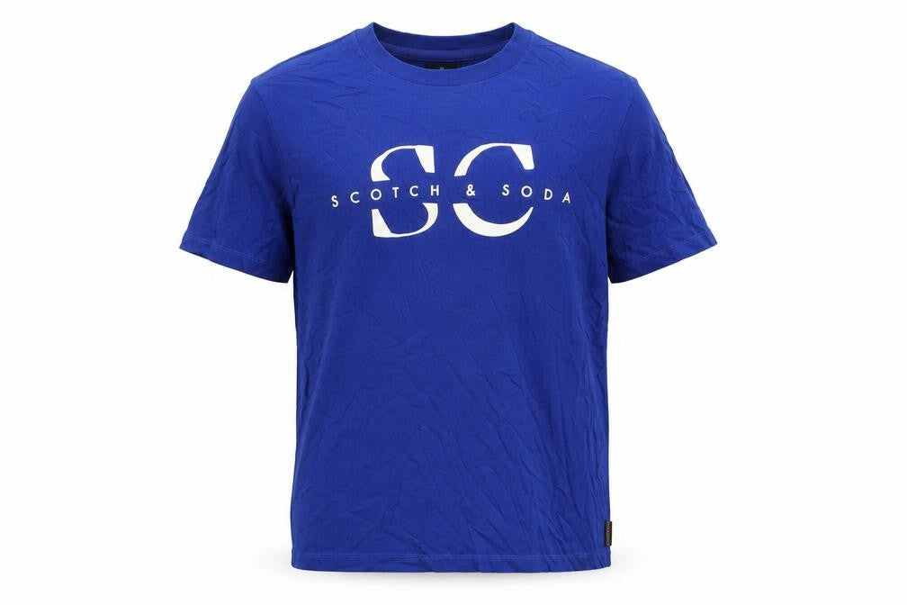 Mens UK Size 16 Scotch & Soda Blue  T-Shirt