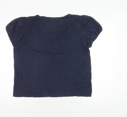 FatFace Women's Blue Basic T-Shirt Size 12