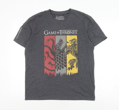Next Men's Grey Game of Thrones T-Shirt M