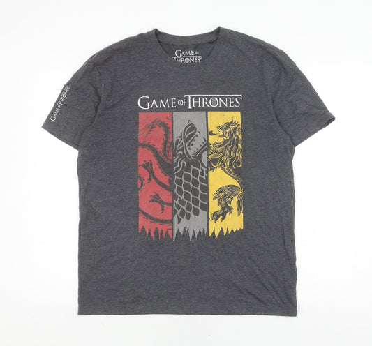 Next Men's Grey Game of Thrones T-Shirt M