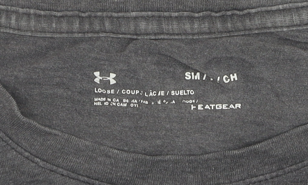 Under Armour Grey Loose Fit Men's T-Shirt Size S