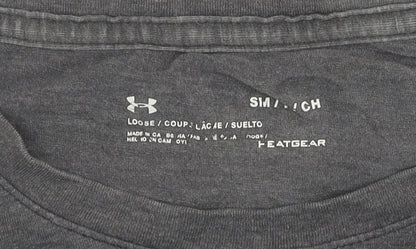 Under Armour Grey Loose Fit Men's T-Shirt Size S