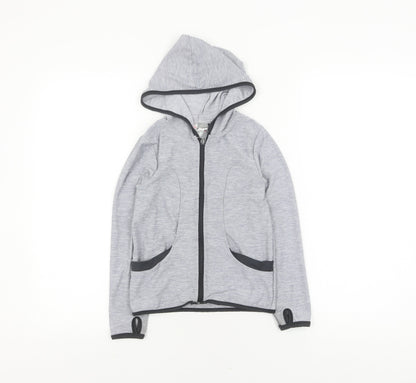 Minoti Boys Grey Full Zip Hoodie 5-6 Years Casual Wear