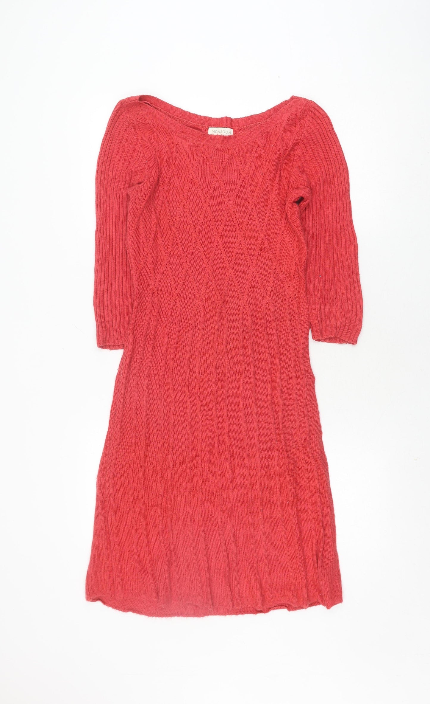 Womens UK Size S Monsoon Red Jumper Jumper