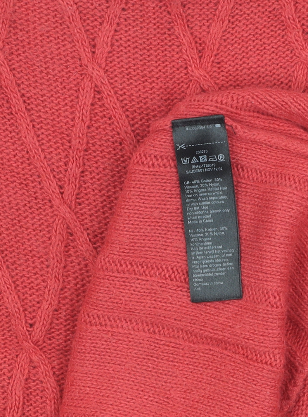 Womens UK Size S Monsoon Red Jumper Jumper