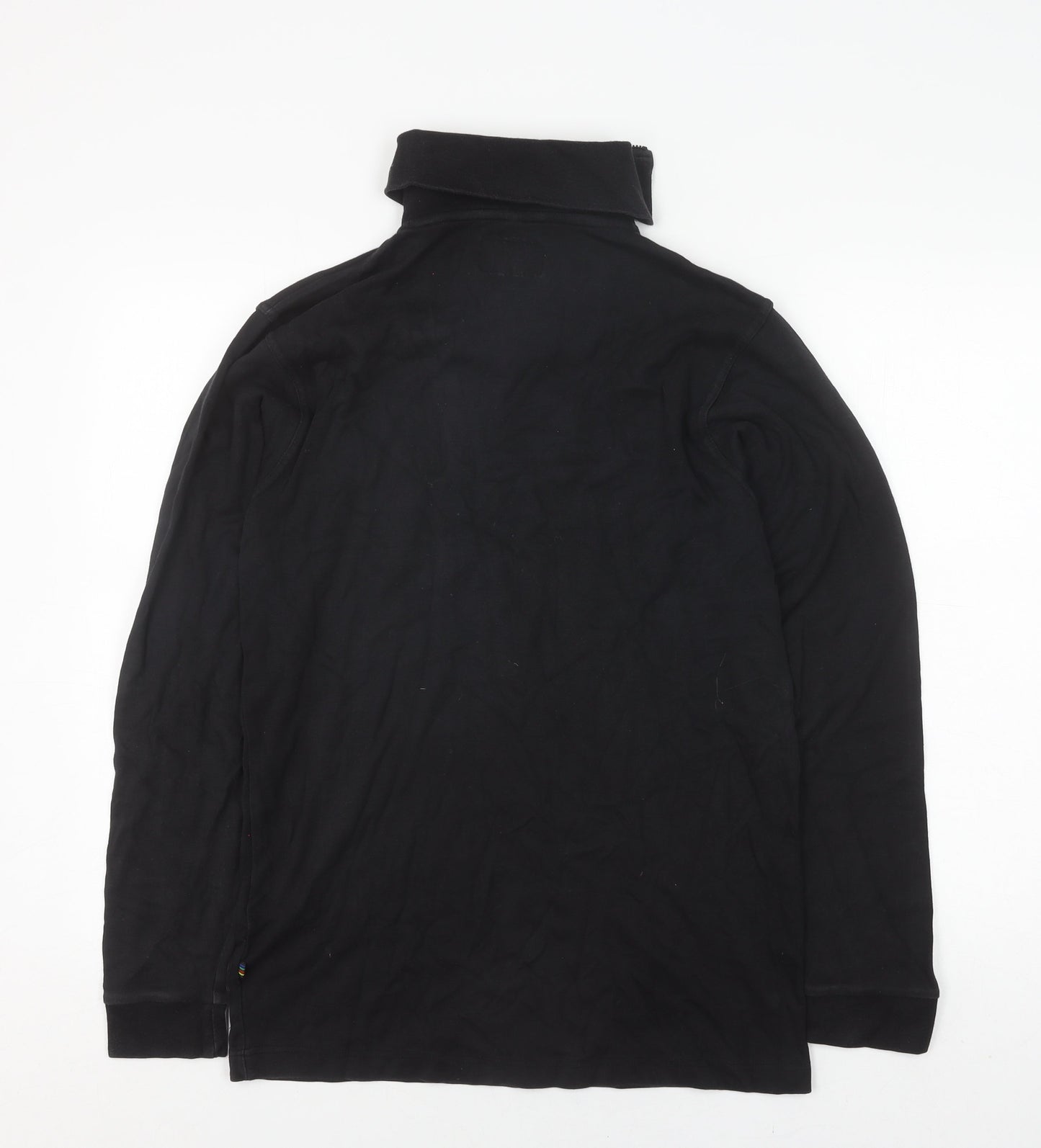 Five Seasons Black Unisex Jersey Cotton Zip Activewear Jacket M