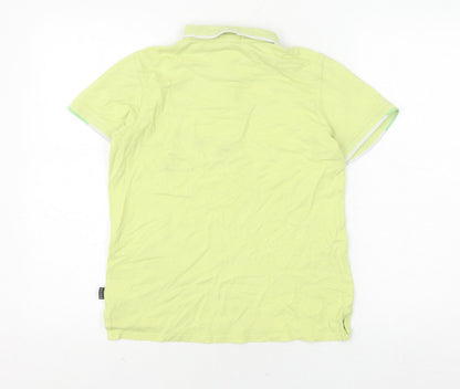 Baker by Ted Baker Boys Green Polo Shirt 12 Years Short Sleeve