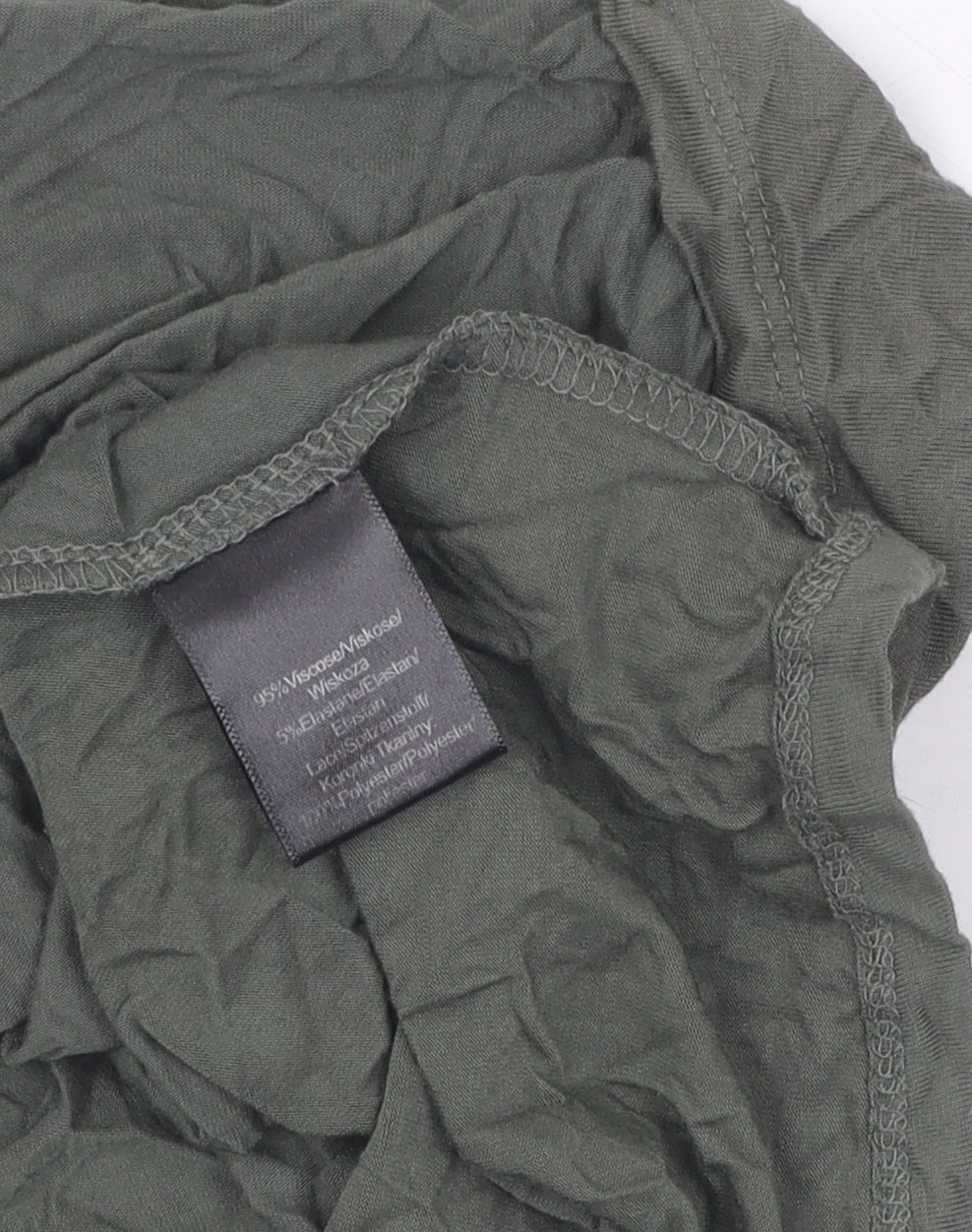 Womens UK Size XL Cable & Gauge Green Basic Blouse