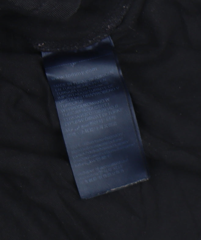 Tommy Jeans Men's Black Crew Neck T-Shirt, Size S