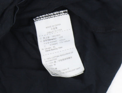 Nike Men's Black XL Athletic Fit T-Shirt