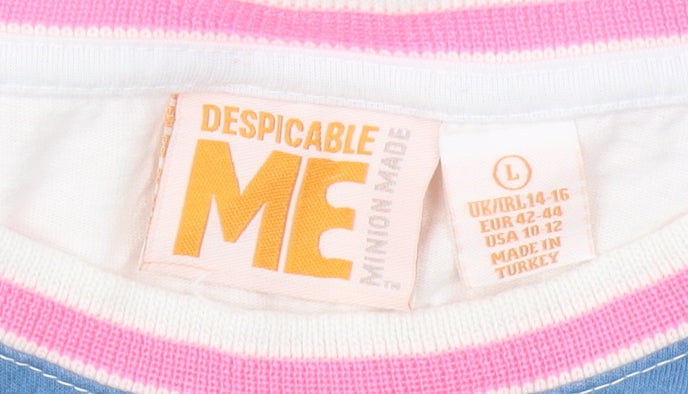 Teens UK Size L Despicable Me Multicoloured Basic T-Shirt