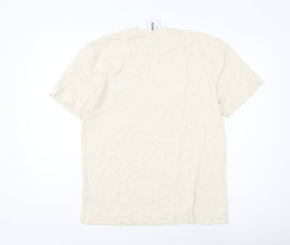 Mens UK Size M COLLUSION Beige  T-Shirt