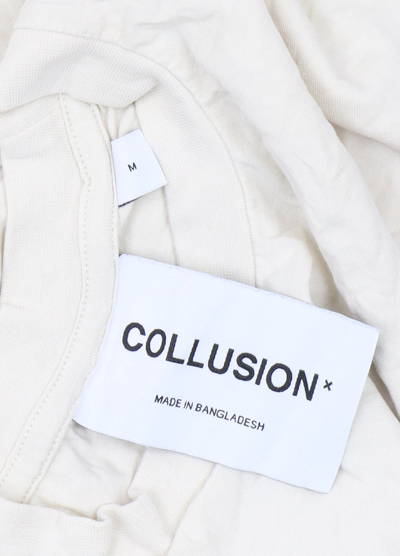 Mens UK Size M COLLUSION Beige  T-Shirt