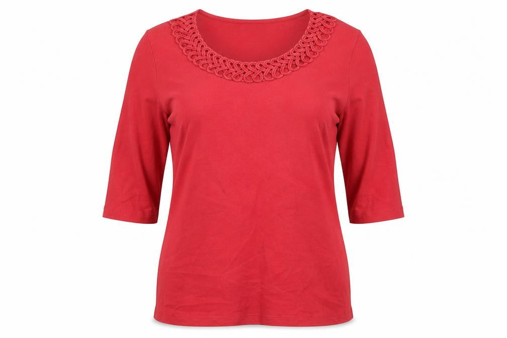 Womens UK Size 16 Marks and Spencer Red  T-Shirt