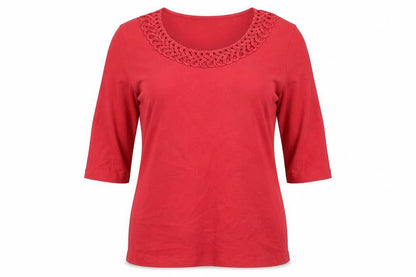 Womens UK Size 16 Marks and Spencer Red  T-Shirt