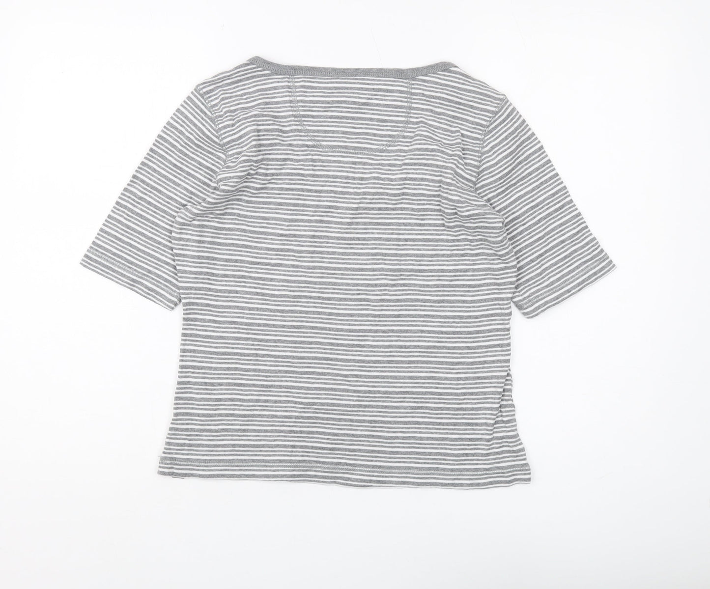 Princess Cruises Women's Grey Striped T-Shirt, M